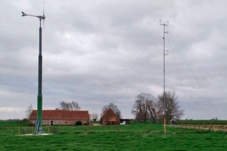 Kleine windturbine