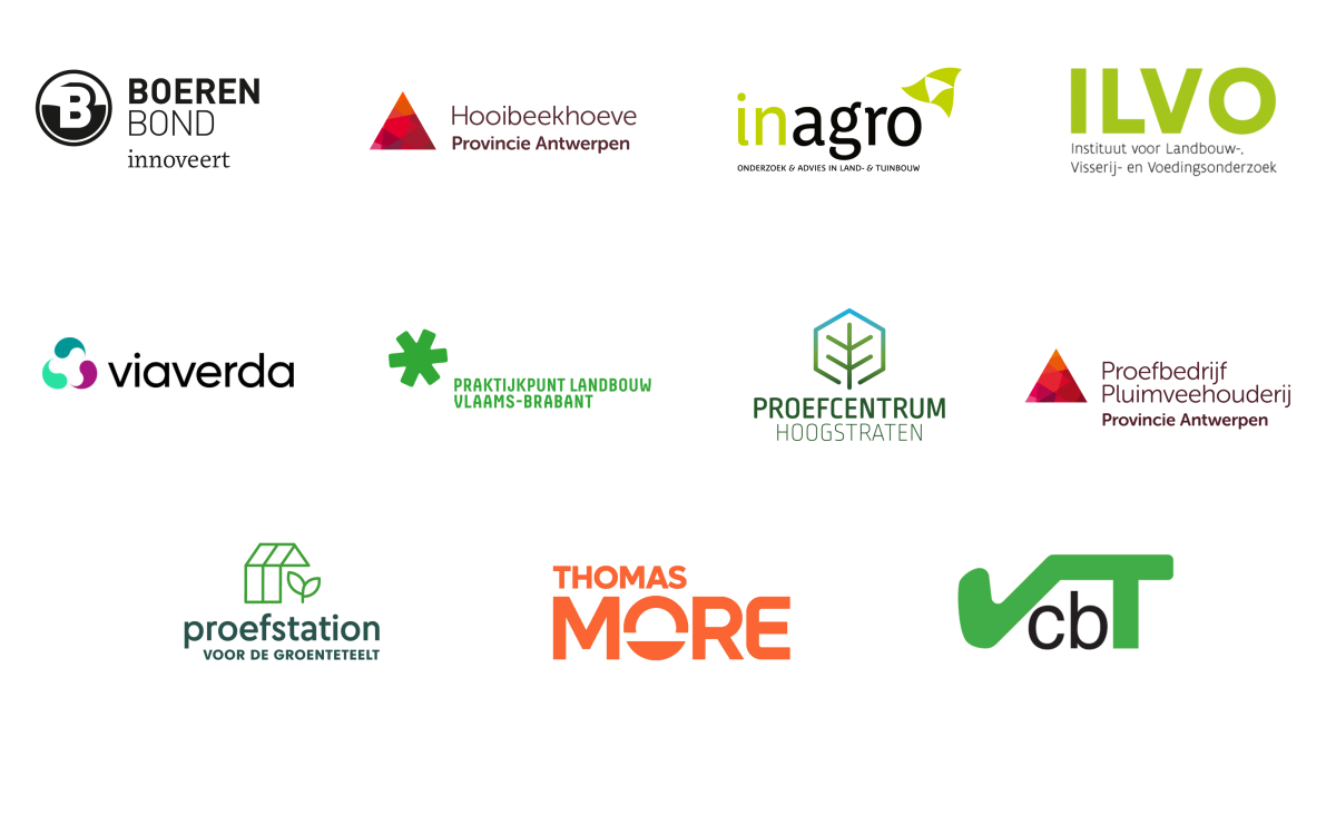 logo's 11 landbouwproefcentra